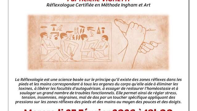 Conférence : La Réflexologie