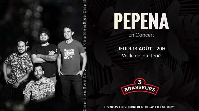 Pepena en concert - 3 Brasseurs Tahiti