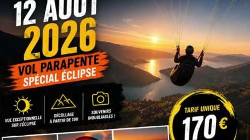 Vol en parapente Spécial Éclipse
