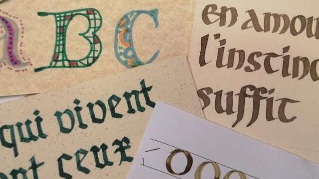 Atelier calligraphie
