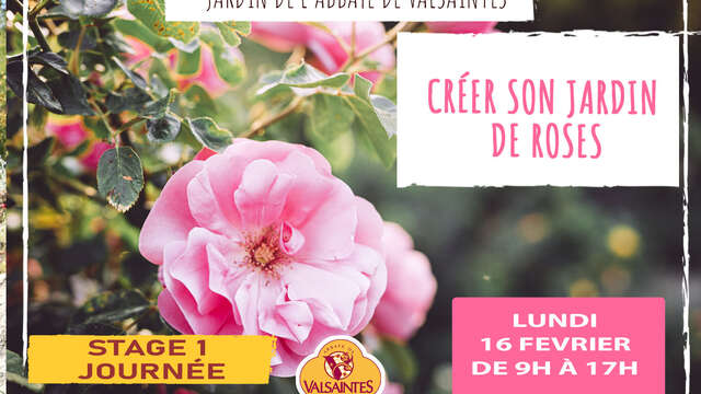 Stage : Créer un jardin de roses
