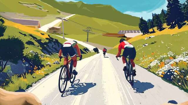 Montée du Col du Bassachaux