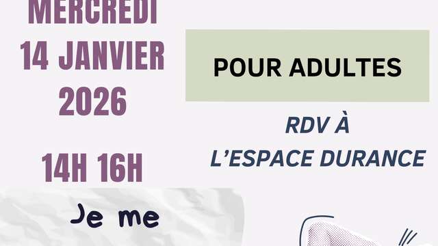 Atelier d'écriture pour adultes