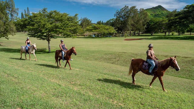 Horseback riding in Ouenghi Valley