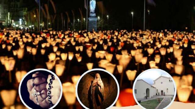 Procession et messe à la bougie