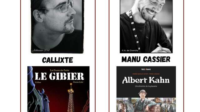 Dédicaces de Callixte et Manu Cassier