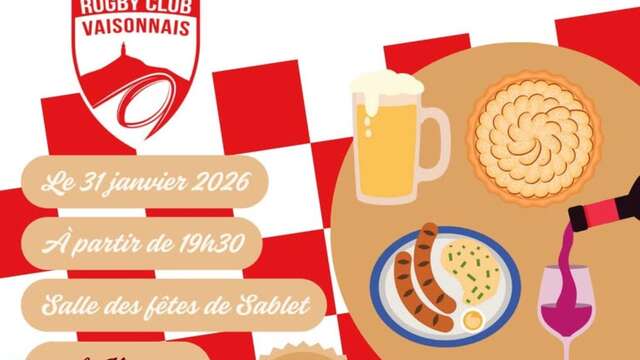 Repas Rugby avec les Ruines de Vaison