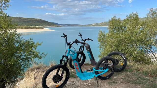 Raid autour du lac avec Trott'in Verdon