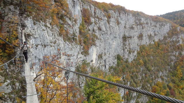 Via ferrata de La Grotte à Carret