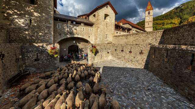 Revendran, départ des troupeaux de l’alpage