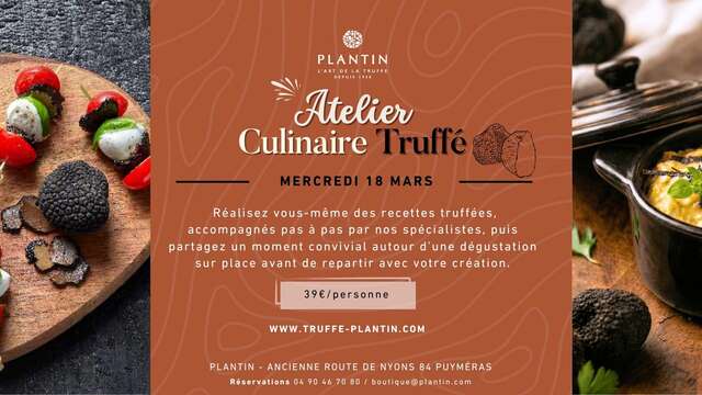 Atelier culinaire truffé chez Plantin