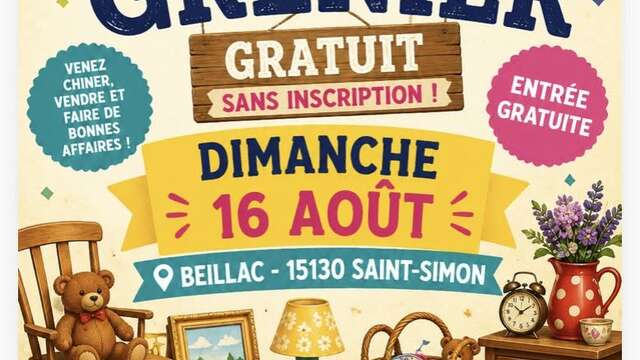 Vide grenier à Beillac