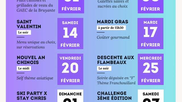 Candlemas at the Pau'Pote ski resort