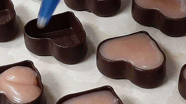 J'enrobe et je décore mes cœurs en chocolat en duo - Atelier adultes