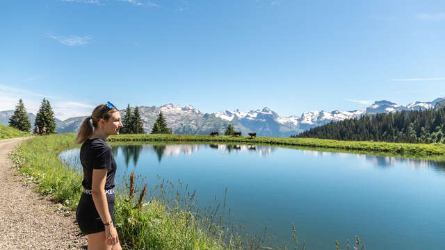 Itinéraire pédestre : lac des Gouilles Rouges