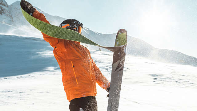 Le Vanné ski touring route