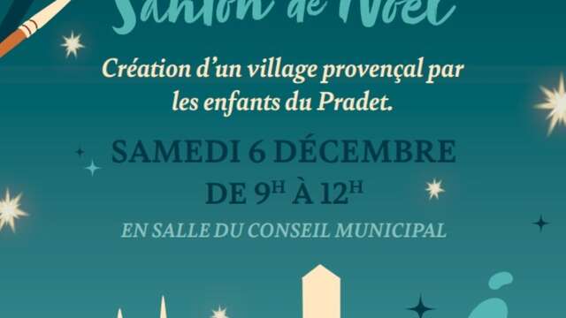 Atelier créatif - Peins ton santon de Noël