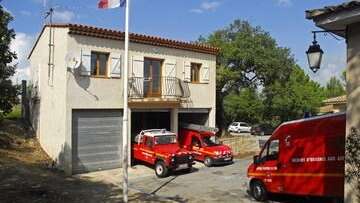 Visite de la passion - camion de POMPIERS