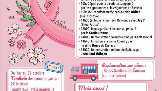 Rasteau se mobilise pour Octobre Rose