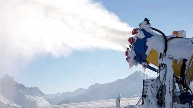 Réseau d'alimentation en neige de culture