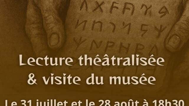 Lecture théâtralisée et visite du musée de Glozel