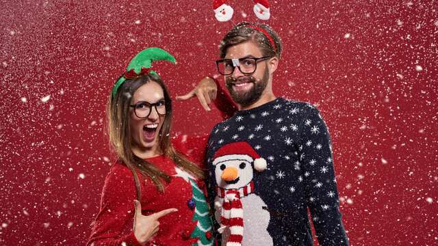 Noël à vive allure : ambiance rétro et soirée neige