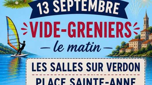 Fête du lac de Sainte-Croix - vide-greniers