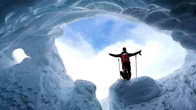 Journée découverte du domaine hors piste de La Grave avec l'ESF
