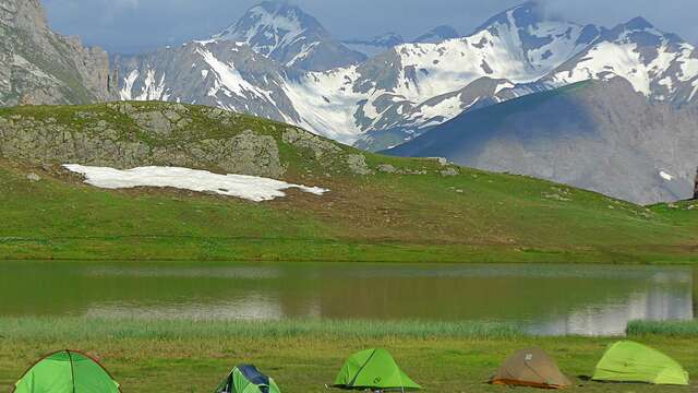 Tour de la pointe des Cerces en bivouac sur 3 jours - Terres de Trek