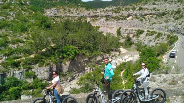 Downhill scooter "Sensation" - Montagne de Chabre - Descente Evasion Provence