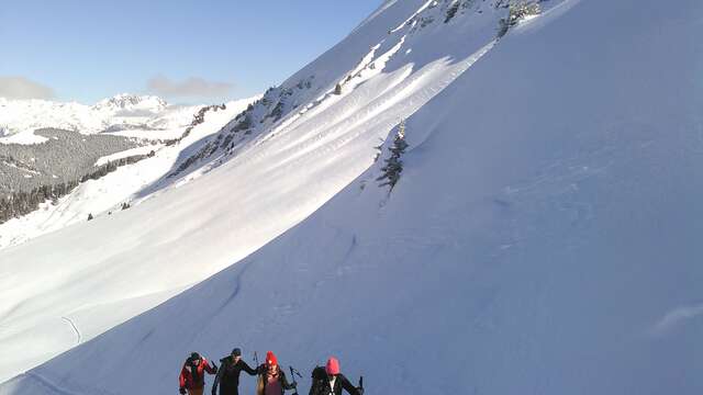 Raid à ski Megève
