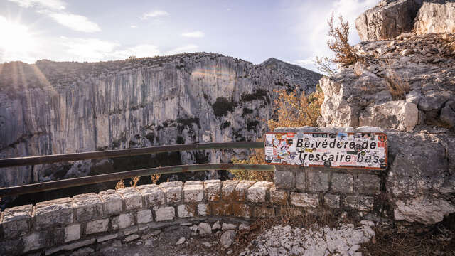 Belvédères de Trescaïre bas et haut - Sur la route des Crêtes