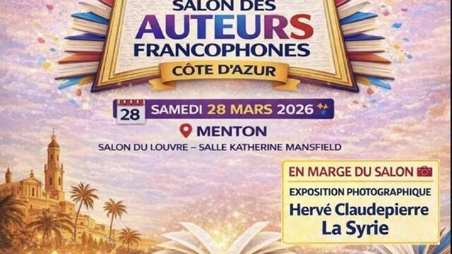 Salon des Auteurs Francophones 2026 - edizione Costa Azzurra