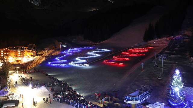 Descente aux Flambeaux de l'ESF