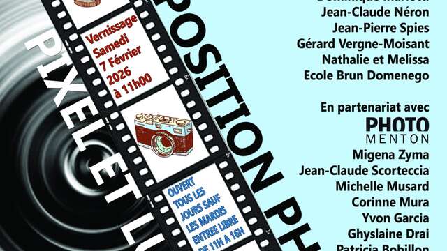 Mostra : "Pixel et Lumière " al Château Lascaris