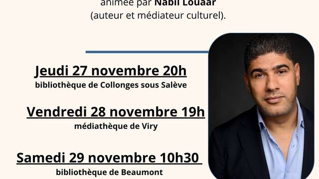 Rencontre avec l'auteur Rachid Benzine