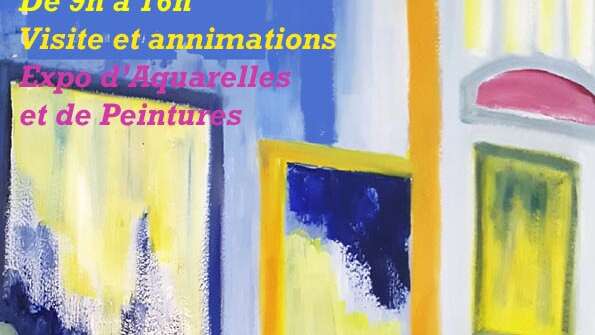 Exposition d'aquarelles de l'Atelier du portail - foire de la St Luc