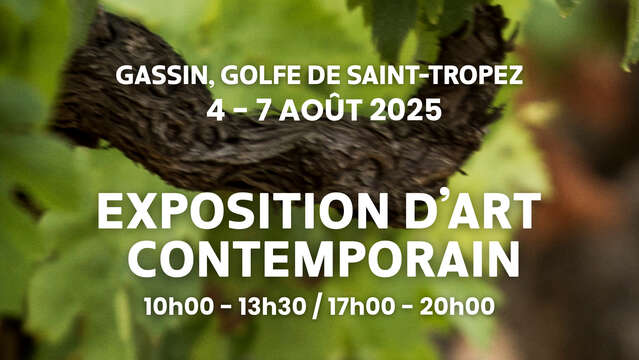 Exposition d'art contemporain au Domaine Tropez