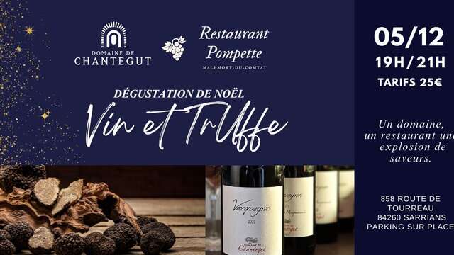 Dégustation vin et truffes