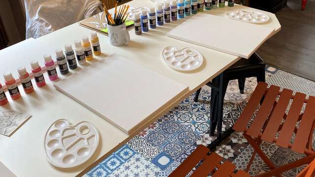 Creative painting workshop for children