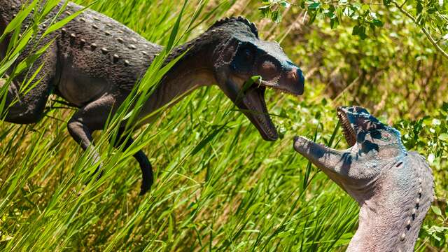 Visite de l'exposition "Au Temps des Dinosaures"