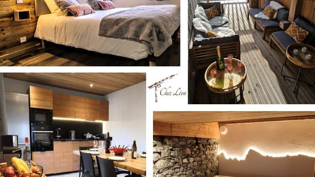 Chez Léon Jacuzzi en Sauna