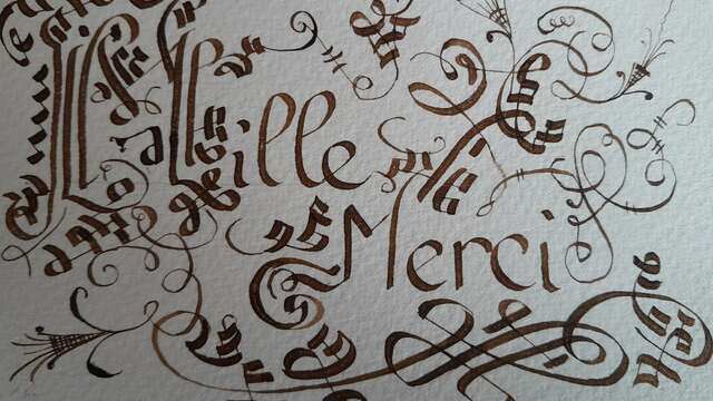 Journée Nationale du Commerce de Proximité - Atelier Calligraphie : découvrez les lettres cadeaux !