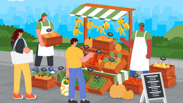 Vente de boudin rissolé et cochonnailles