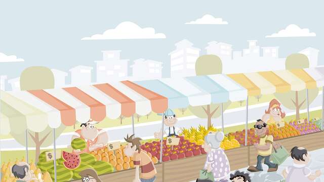 Marché d'ici paysans et créateurs locaux
