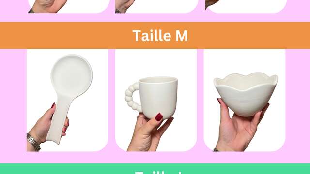 Le Marché de Noël au Château de Sannes : Peinture sur céramique dans les vignes au Château de Sannes