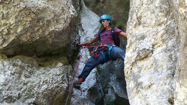 Escalade grande voie à la roche de Narse - avec Guides du Bugey