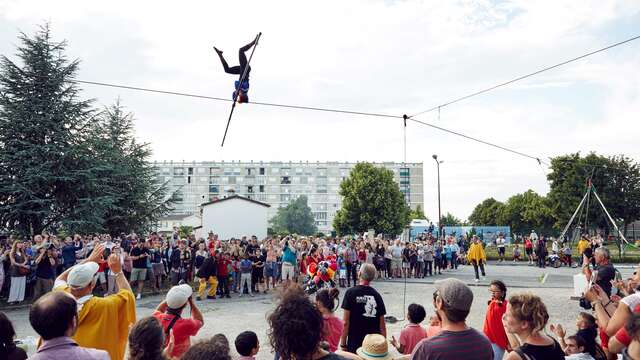 Spectacle participatif funambule « Traversée »