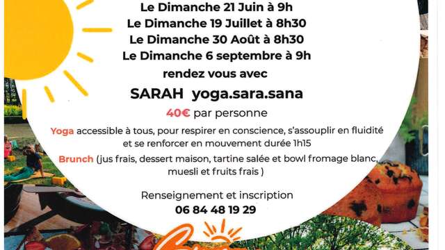 Yoga & Brunch with Yoga Sarasana