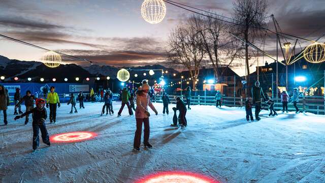 Eisbahn im Freizeitpark